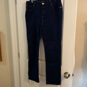 Chico’s So Slimming Girlfriend Slim Leg jeans 10R